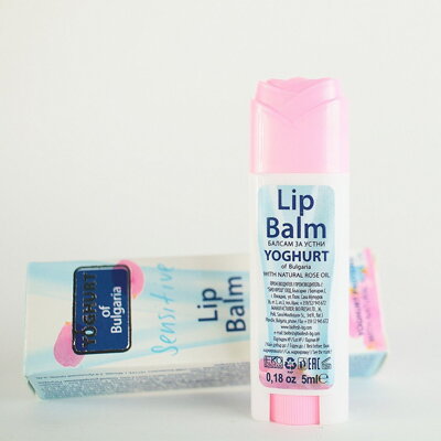 Probiotisches Balsam für die Lippen mit Rosenöl, UV-Filter und Sheabutter 5 ml