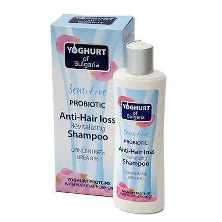 Probiotisches beruhigendes Shampoo mit Rosenöl und Urea gegen herausfallende Haare 230 ml